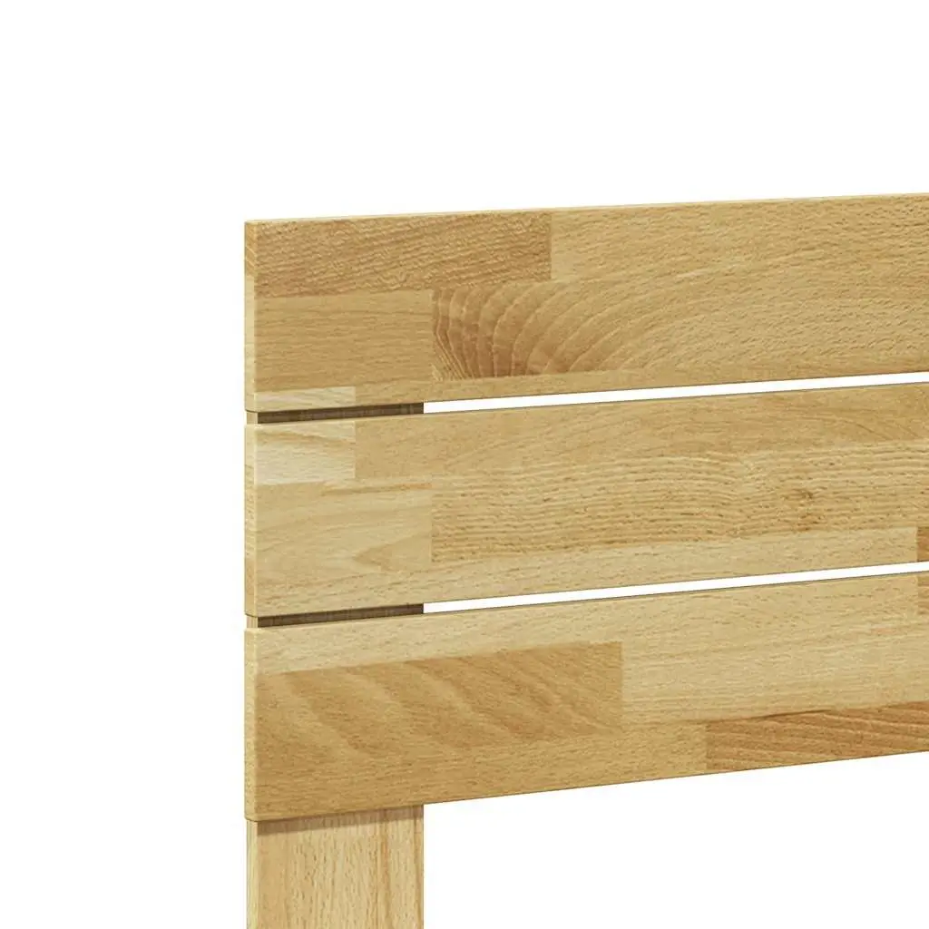 Solid Oak Wood Headboard 100 cm Bed Head Brown