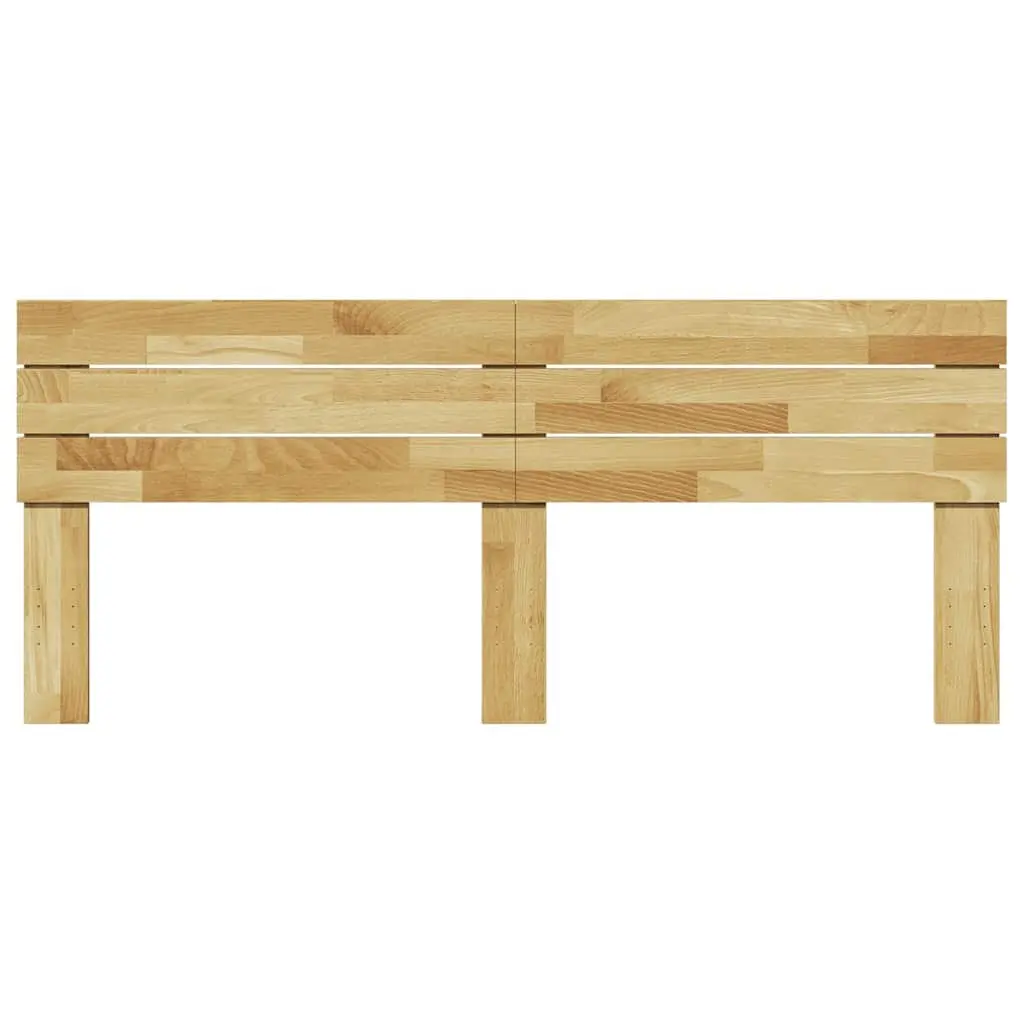 Headboard Solid Wood Back Support 180 cm Oak Brown