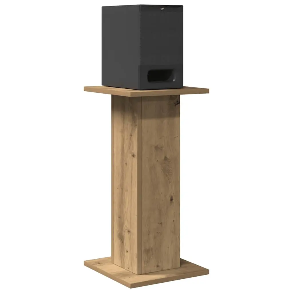 Speaker Stands Audio Equipment Support 30x30x60 cm Brown 2 Piece