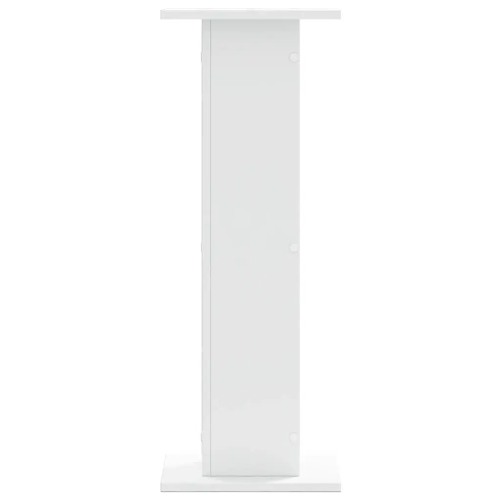 Speaker Stands 2 pcs White 30x30x80 cm Engineered Wood Audio Accessories