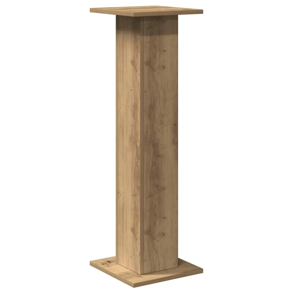 Speaker Stands Audio Stand Pair 30x30x95 cm Brown Engineered Wood