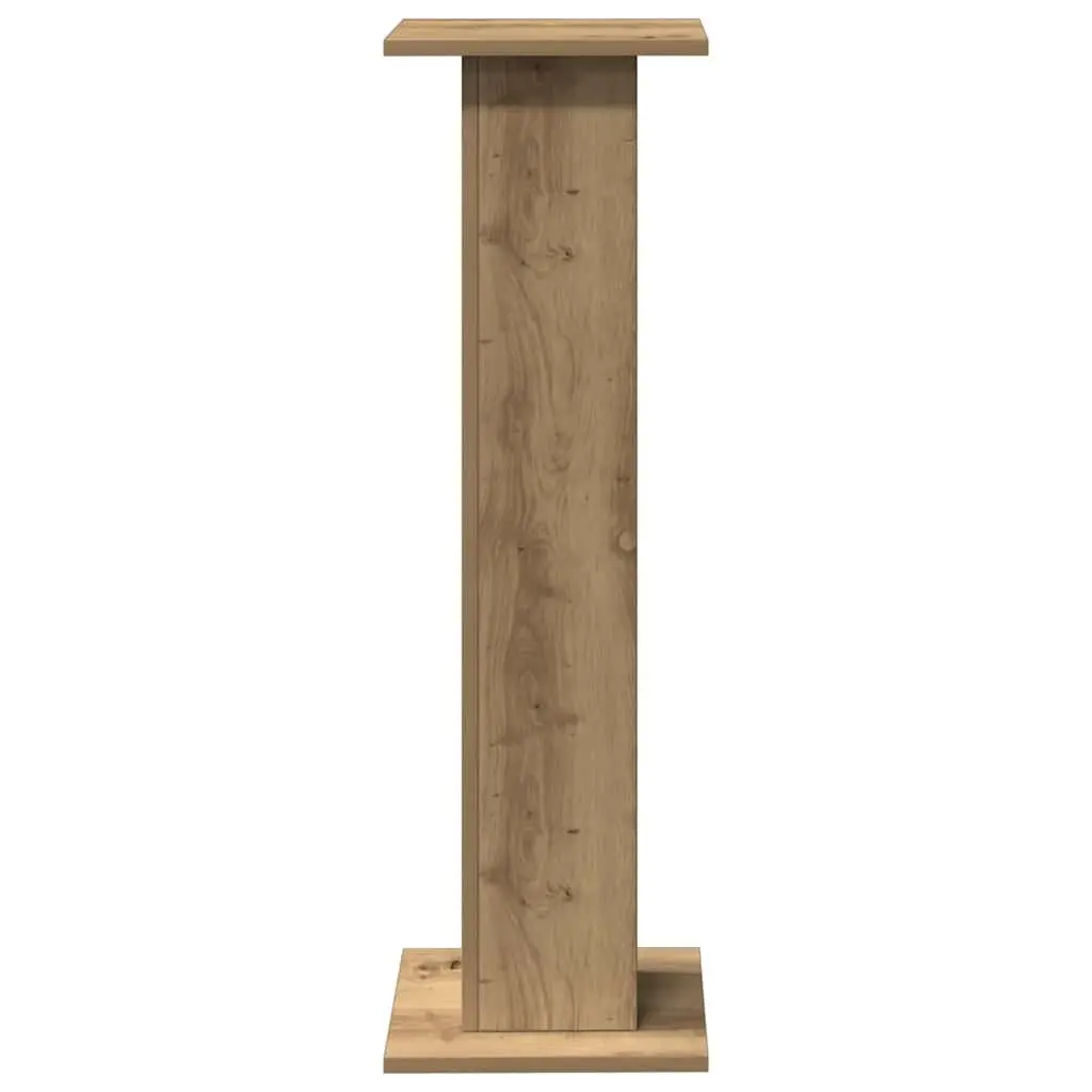 Speaker Stands Audio Stand Pair 30x30x95 cm Brown Engineered Wood