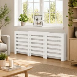 Charming White Radiator Cover for Your Home