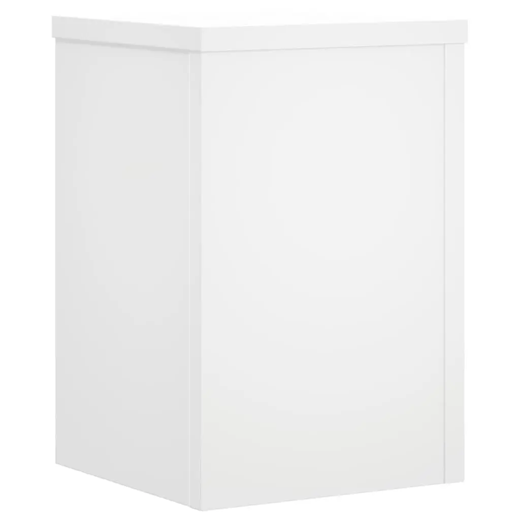 Plant Stands 2 pcs Display 20x20x30 cm White Engineered Wood