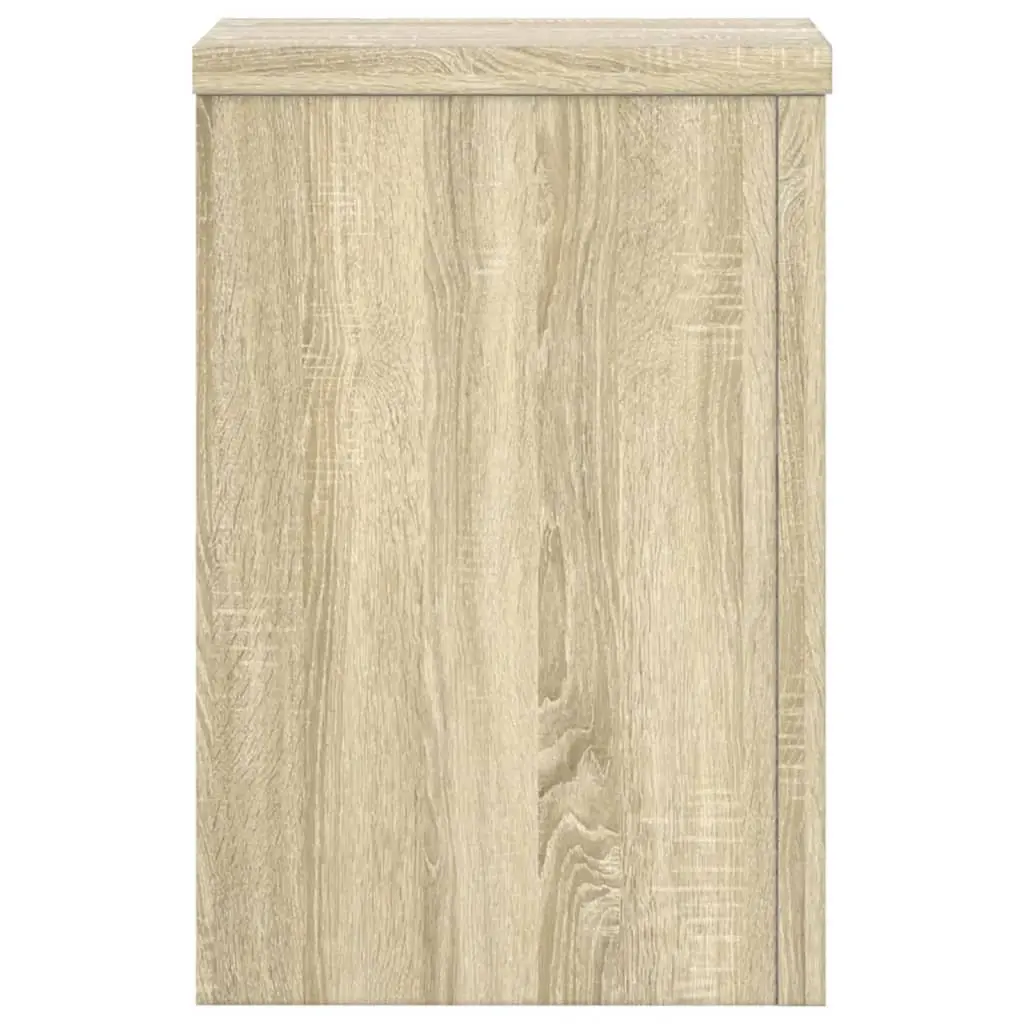 Plant Stands 2 pcs Flower Pot Display 20x20x30 cm Sonoma Oak Engineered Wood
