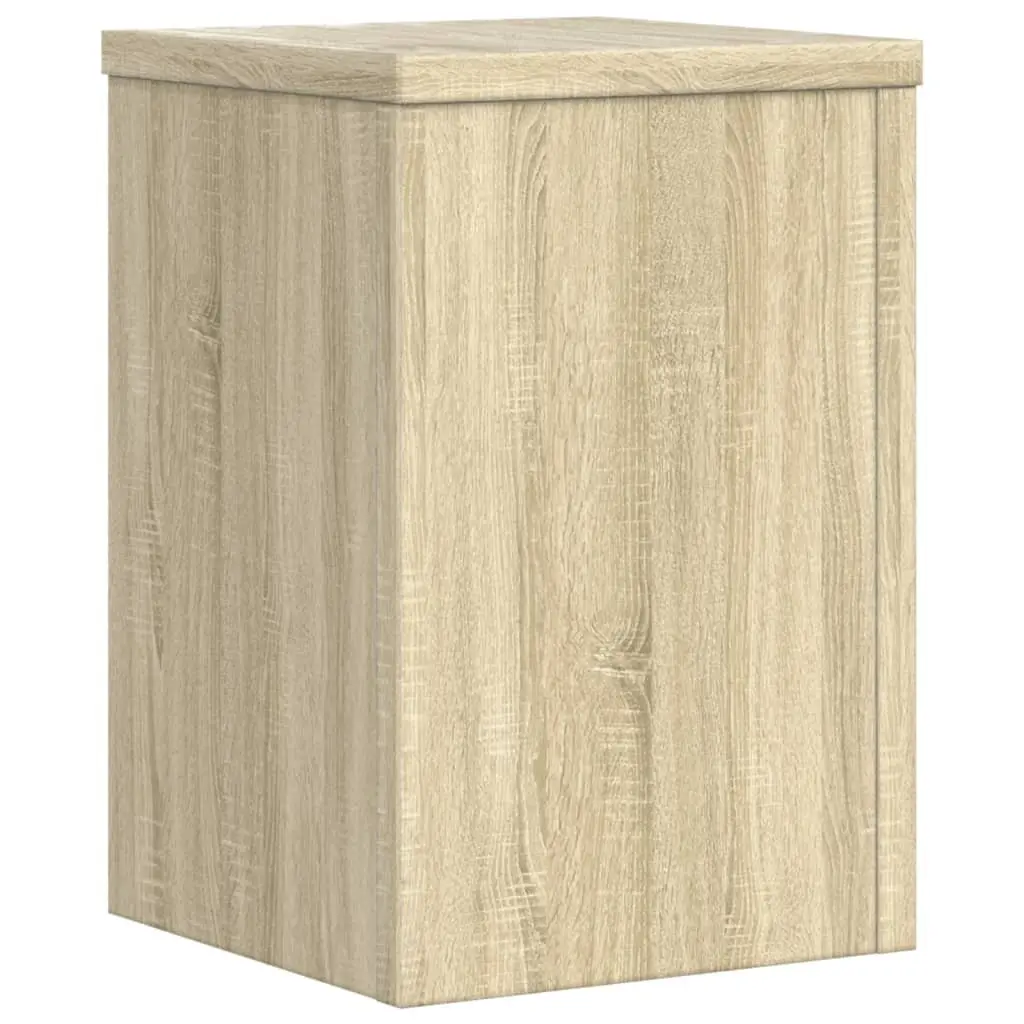 Plant Stands 2 pcs Flower Pot Display 20x20x30 cm Sonoma Oak Engineered Wood