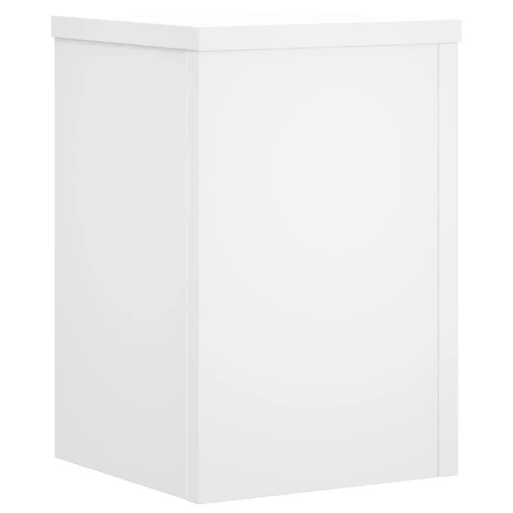 Plant Stands 2 pcs Display 25x25x35 cm White Engineered Wood