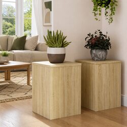 Durable Sonoma Oak Plant Stands for Everyday Use