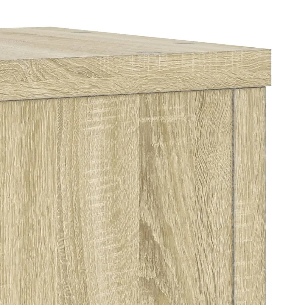Plant Stands 2 pcs Display 25x25x35 cm Engineered Wood Brown Sonoma Oak