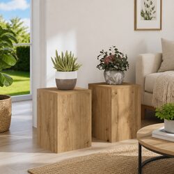 Reliable and Stylish Plant Stands, 2 pcs, 25x25x35 cm