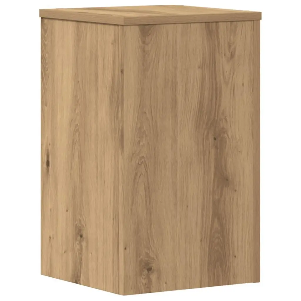 Plant Stands 2 pcs Flower Display Holder Brown 30x30x50 cm Engineered Wood