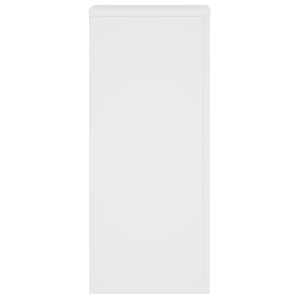 Plant Stand Indoor Flower Pot Display 30x30x70 cm White Engineered Wood