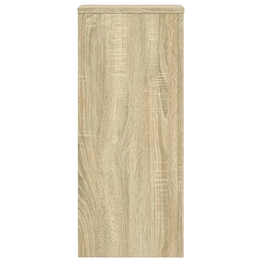 Plant Stands 2 pcs Brown Engineered Wood 30x30x70 cm Flower Display Holder