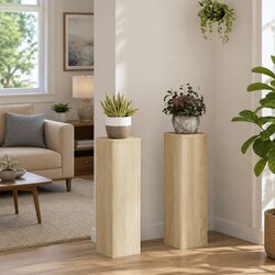 Reliable Sonoma Oak Plant Stands - Set of 2