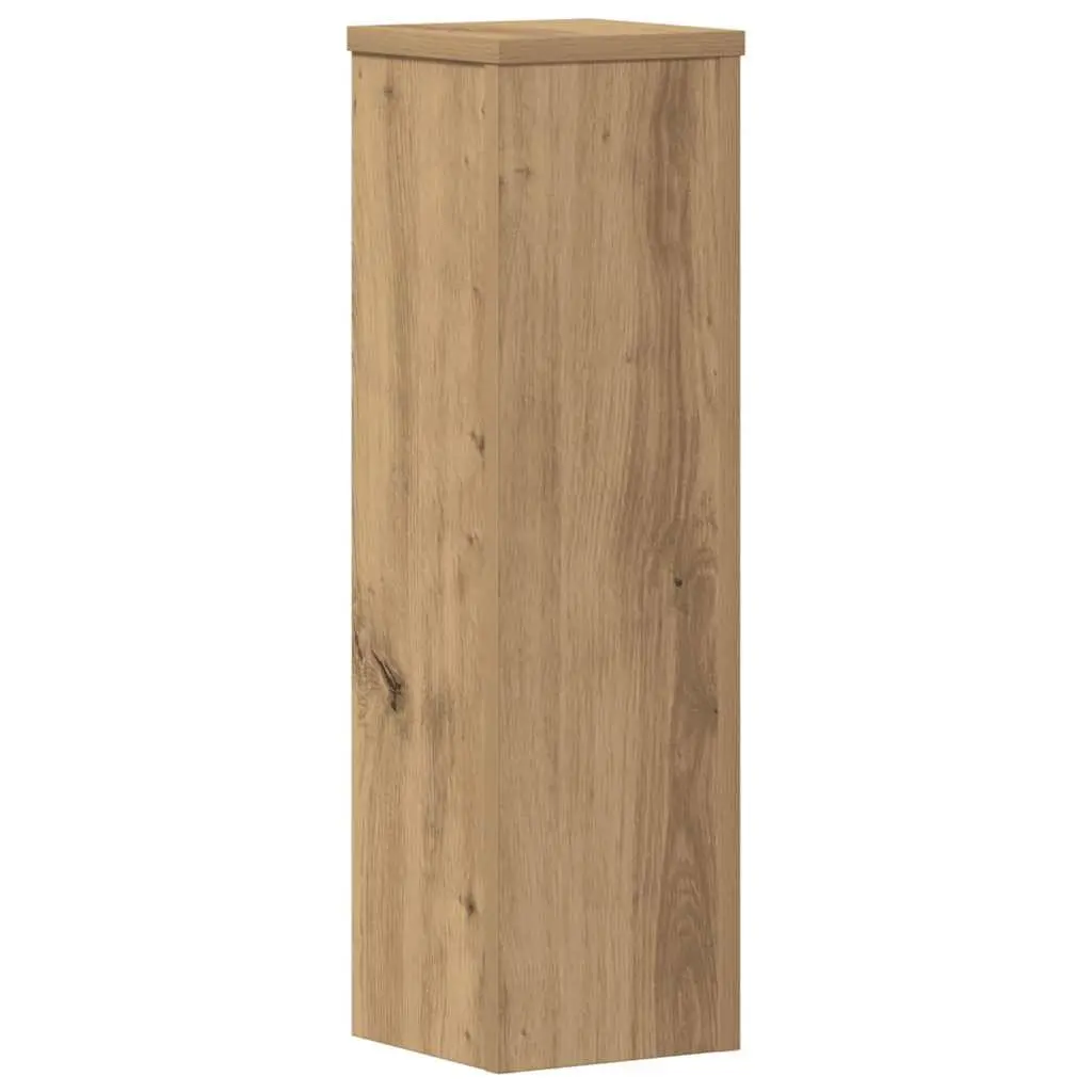 Plant Stands 2 Pieces Brown Engineered Wood 17x17x60 cm Display