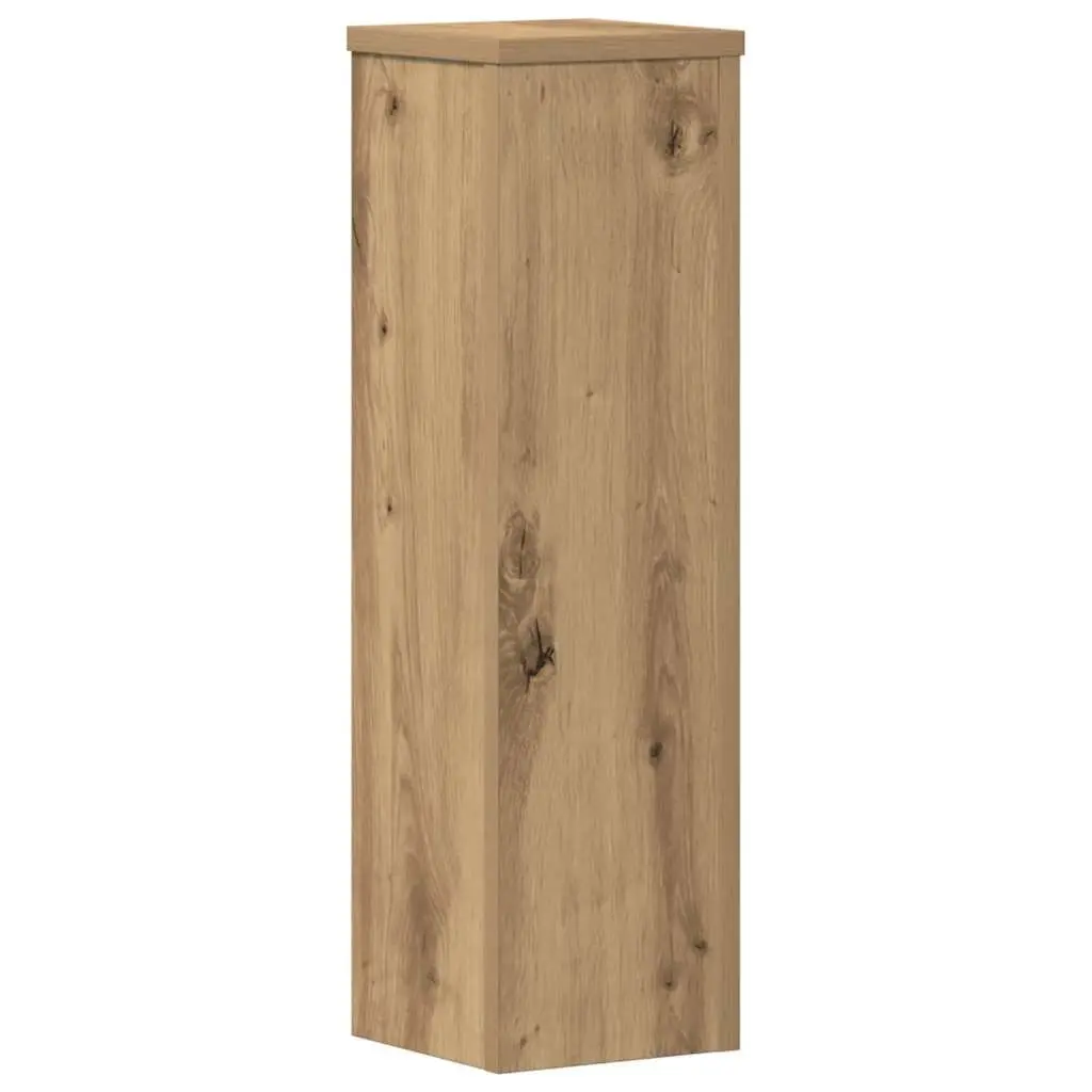 Plant Stands 2 Pieces Brown Engineered Wood 17x17x60 cm Display
