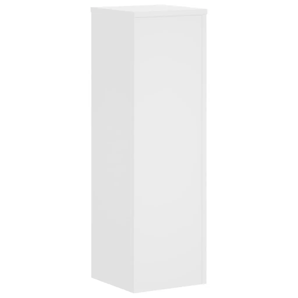 Plant Stands for Displaying Plants 25x25x80 cm White 2 Piece Engineered Wood