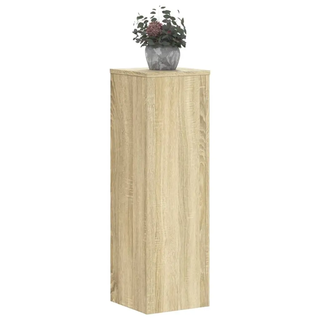 Plant Stands for Display 25x25x80 cm Brown Engineered Wood 2 Piece