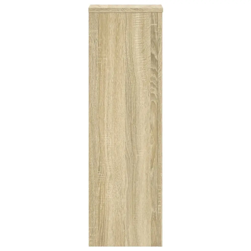 Plant Stands for Display 25x25x80 cm Brown Engineered Wood 2 Piece
