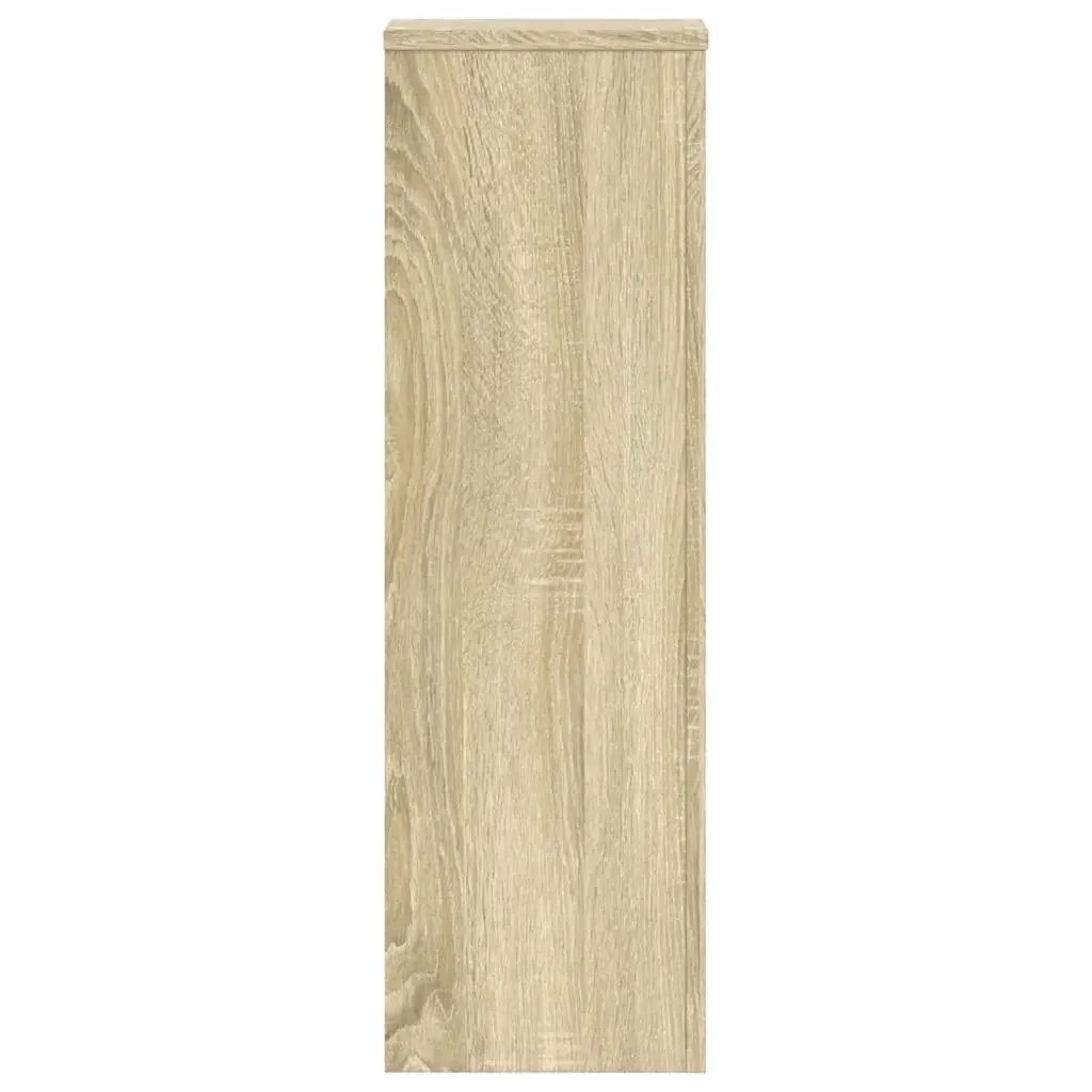 Plant Stands for Display 25x25x80 cm Brown Engineered Wood 2 Piece