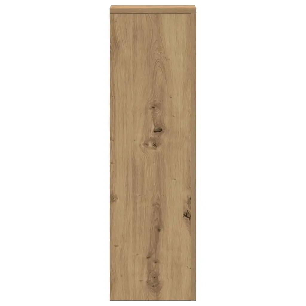 Plant Stands 2 pcs Flower Display Stand 25x25x80 cm Brown Engineered Wood