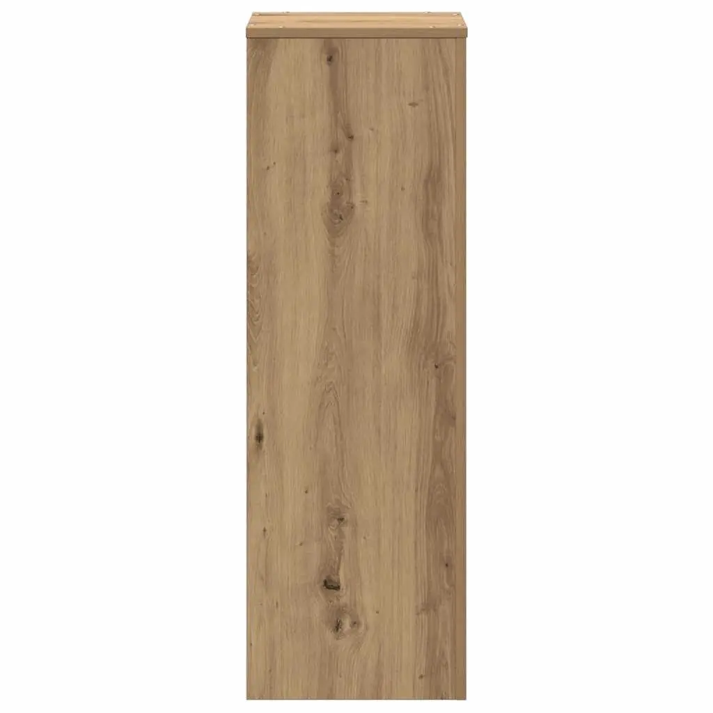 Plant Stand Engineered Wood Brown 33x33x100cm Flower Pot Display