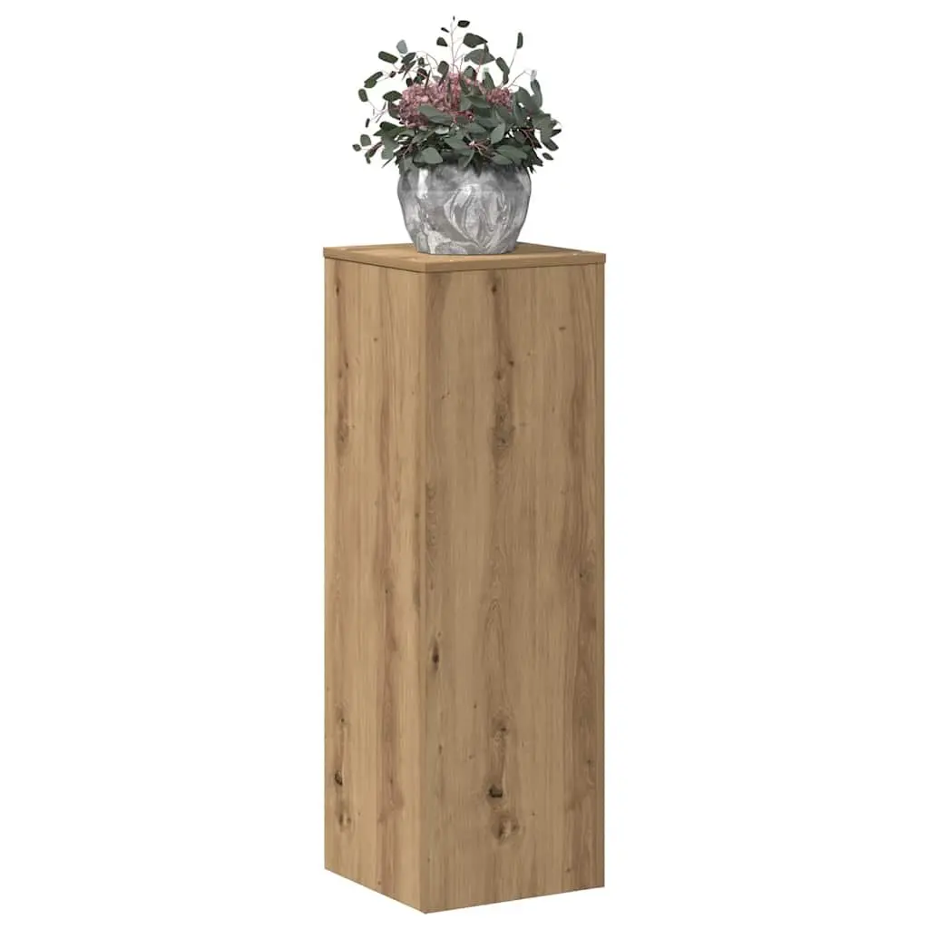 Plant Stand Engineered Wood Brown 33x33x100cm Flower Pot Display