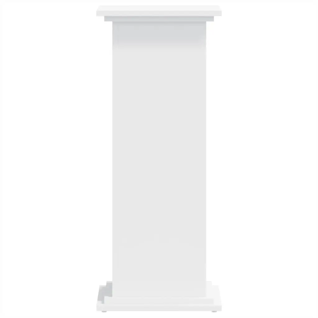 Plant Stand Display Pot Holder 33x33x80 cm White Engineered Wood
