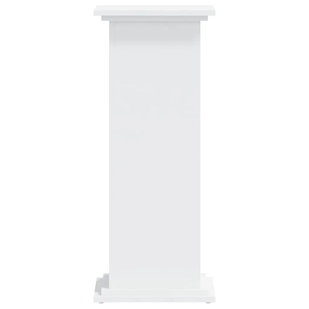 Plant Stand Display Pot Holder 33x33x80 cm White Engineered Wood