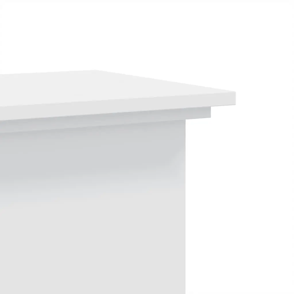 Plant Stand Display Pot Holder 33x33x80 cm White Engineered Wood