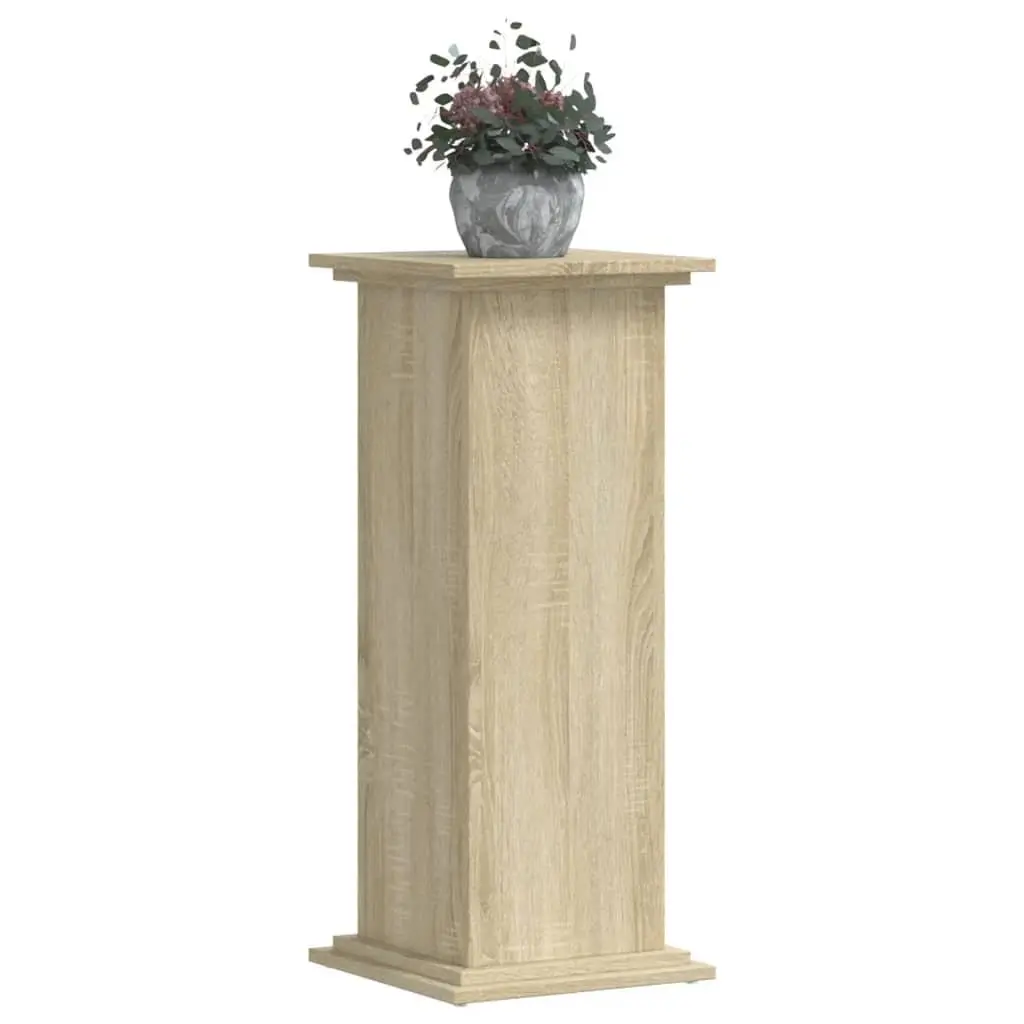 Engineered Wood Plant Stand Brown Indoor Outdoor Display Shelf Garden Home Decor 33x33x80cm