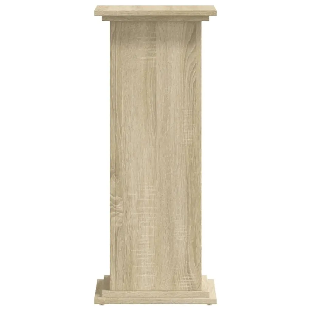 Engineered Wood Plant Stand Brown Indoor Outdoor Display Shelf Garden Home Decor 33x33x80cm
