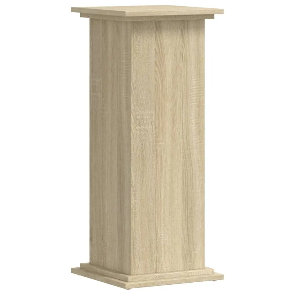 Engineered Wood Plant Stand Brown Indoor Outdoor Display Shelf Garden Home Decor 33x33x80cm