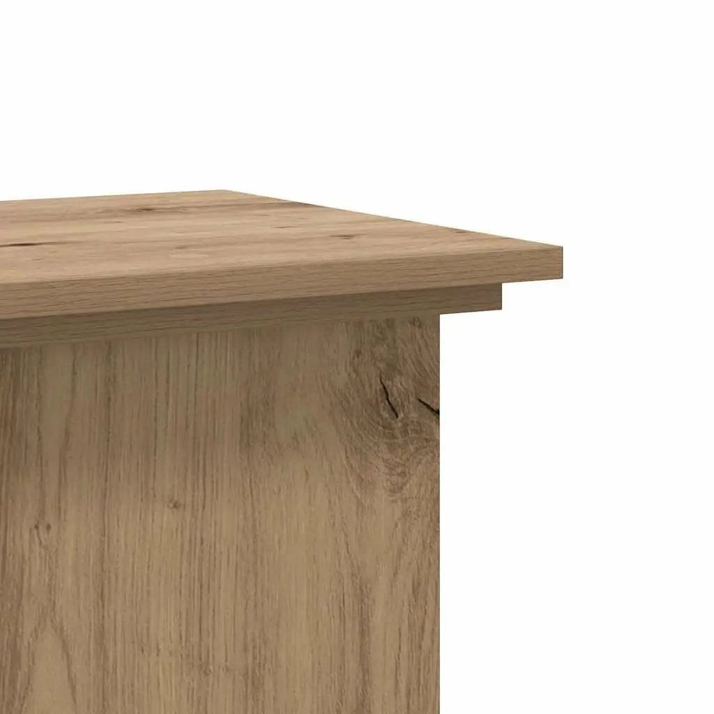 Plant Stand Indoor Outdoor Display Engineered Wood Brown 33x33x100cm