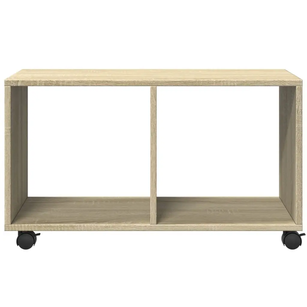 Sonoma Oak Rolling Cabinet for Home Essentials