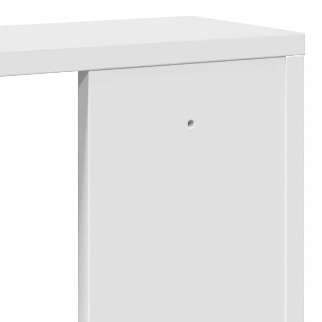 Wall Shelf White 100x15x70 cm Floating Storage Display Engineered Wood