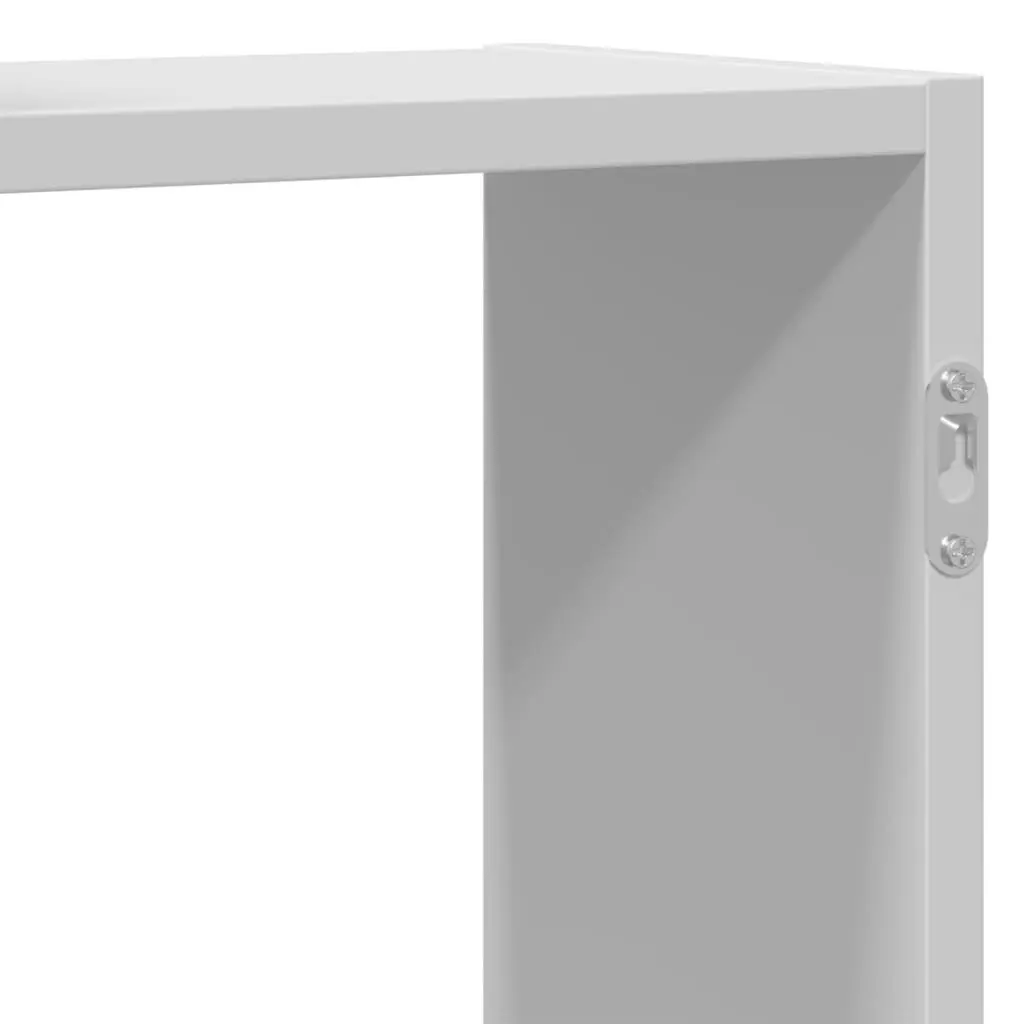 Wall Shelf White 159x18x65 cm Floating Display Storage Organiser Engineered Wood