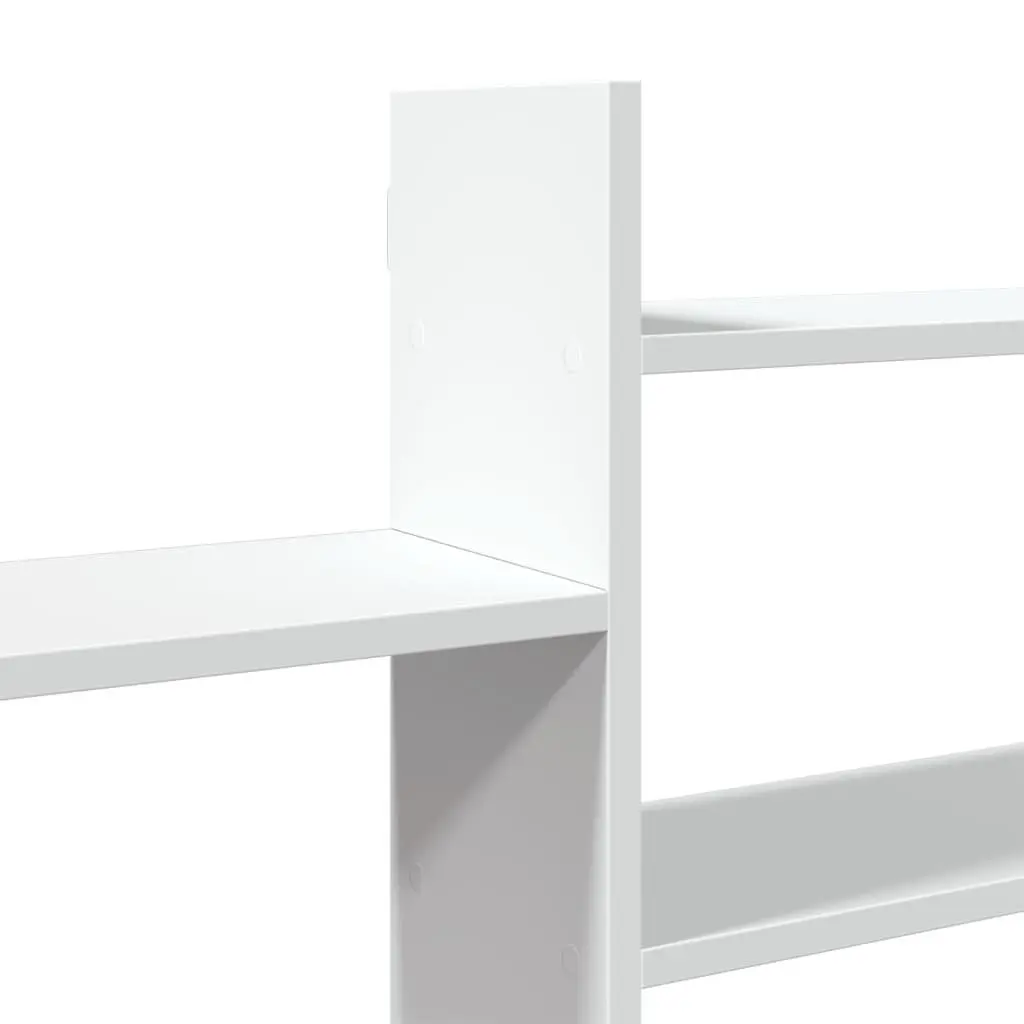 Wall Shelf Storage Organizer 167.5x18x68cm White Engineered Wood