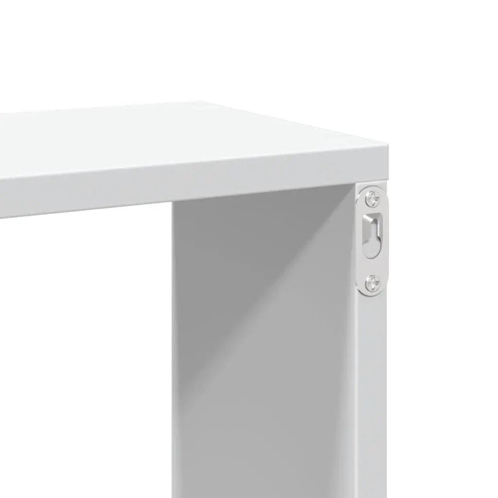 Wall Shelf Storage Organizer 167.5x18x68cm White Engineered Wood