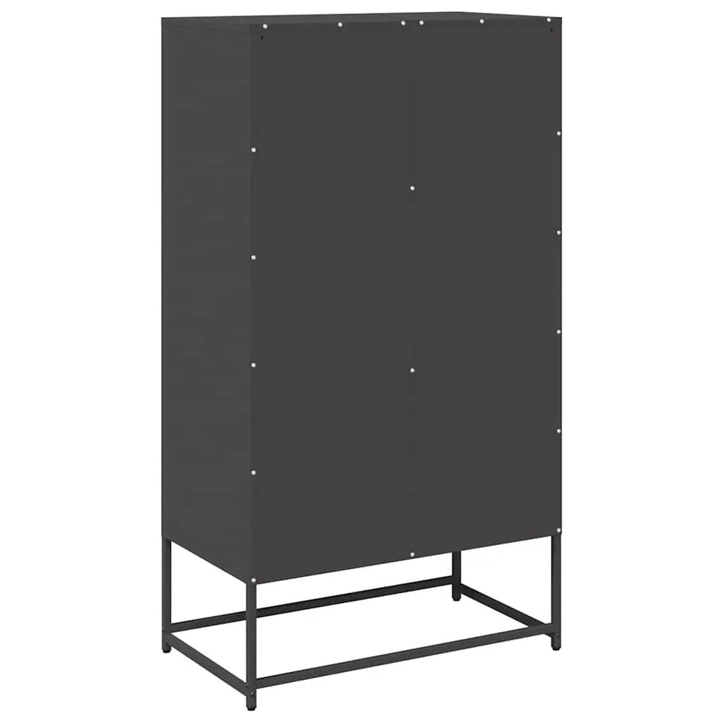 Black Highboard Storage Unit
