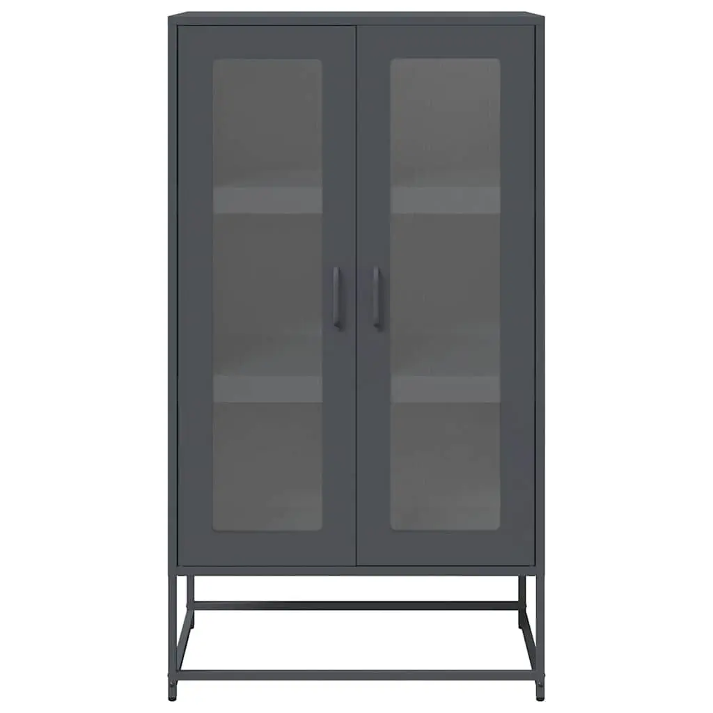 Anthracite Highboard Storage Cabinet