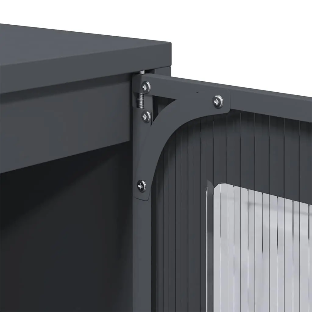 Anthracite Highboard Storage Cabinet