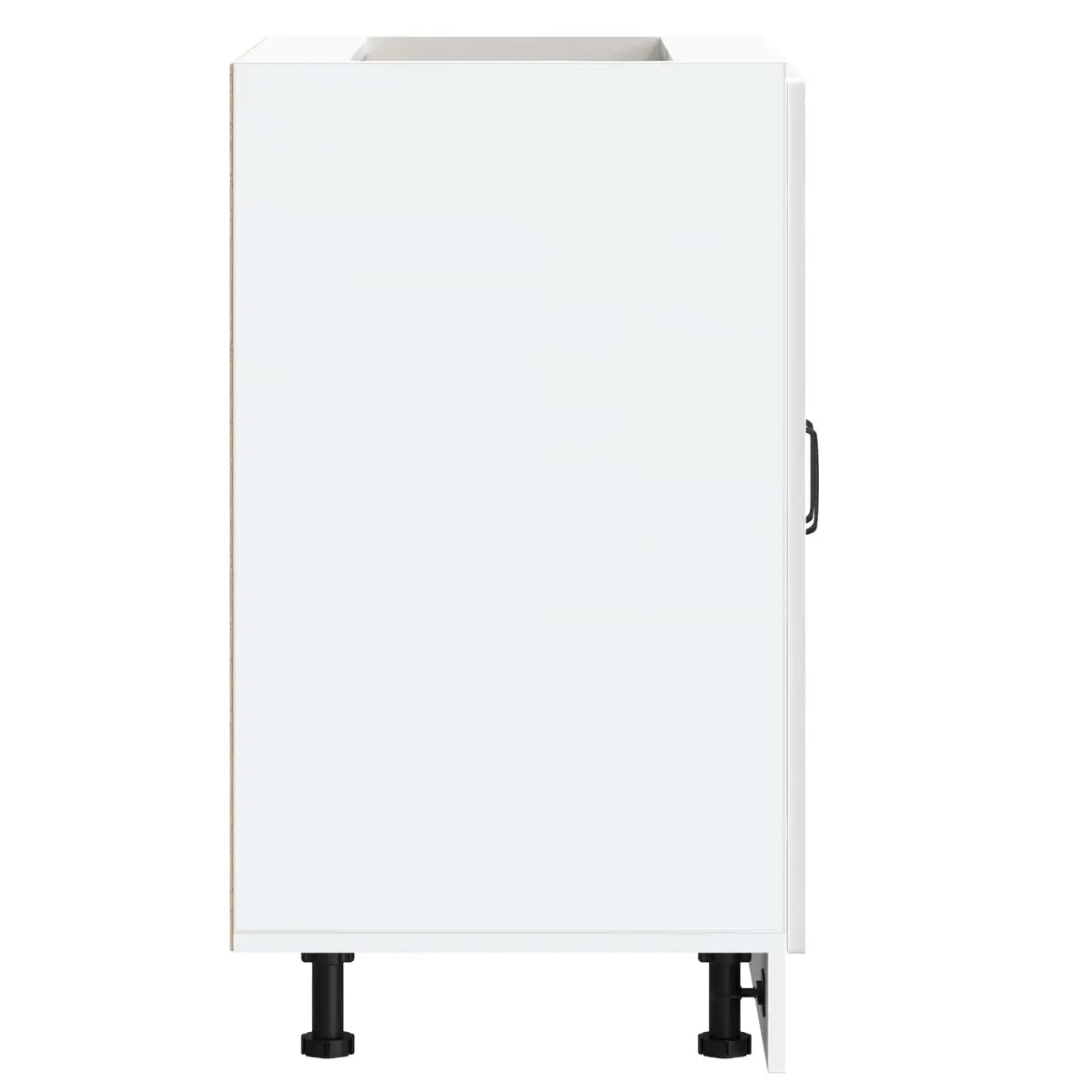 Sink Base Cabinet Kitchen Storage Cupboard Engineered Wood 60x46x81.5cm White