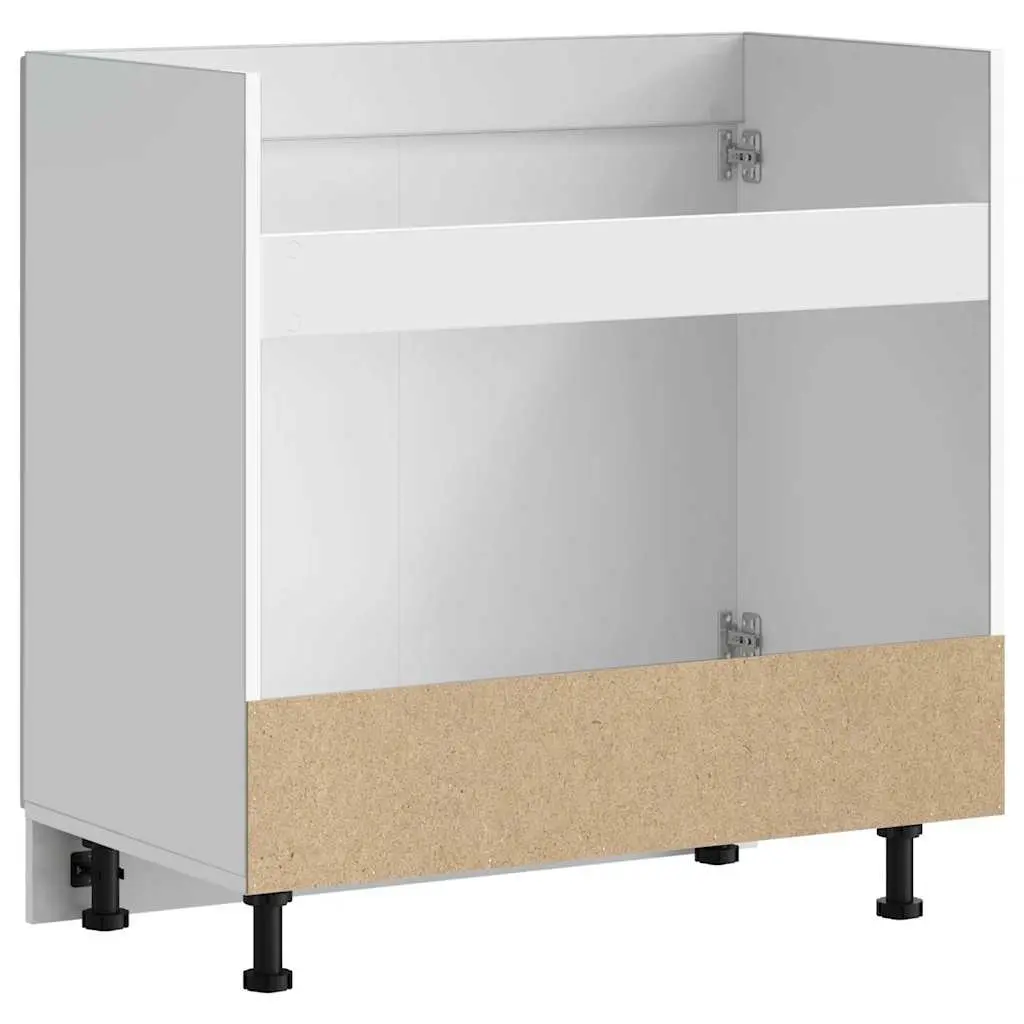 White Sink Base Cabinet for Kitchen Organization