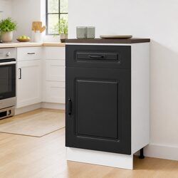 Versatile Black Kitchen Base Cabinet for Your Home