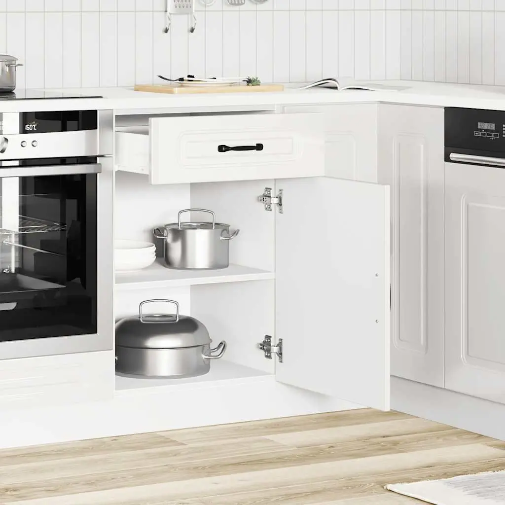 High Gloss White Kitchen Base Cabinet