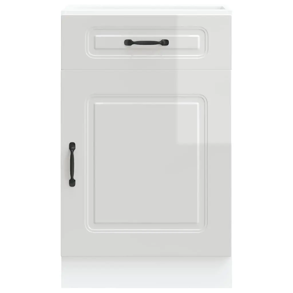 High Gloss White Kitchen Base Cabinet