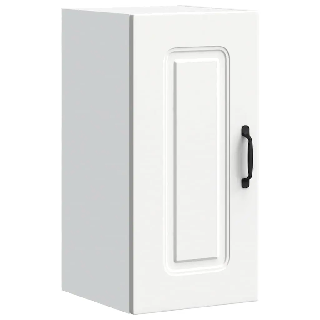 Kitchen Wall Cabinet Storage White Engineered Wood Cupboard