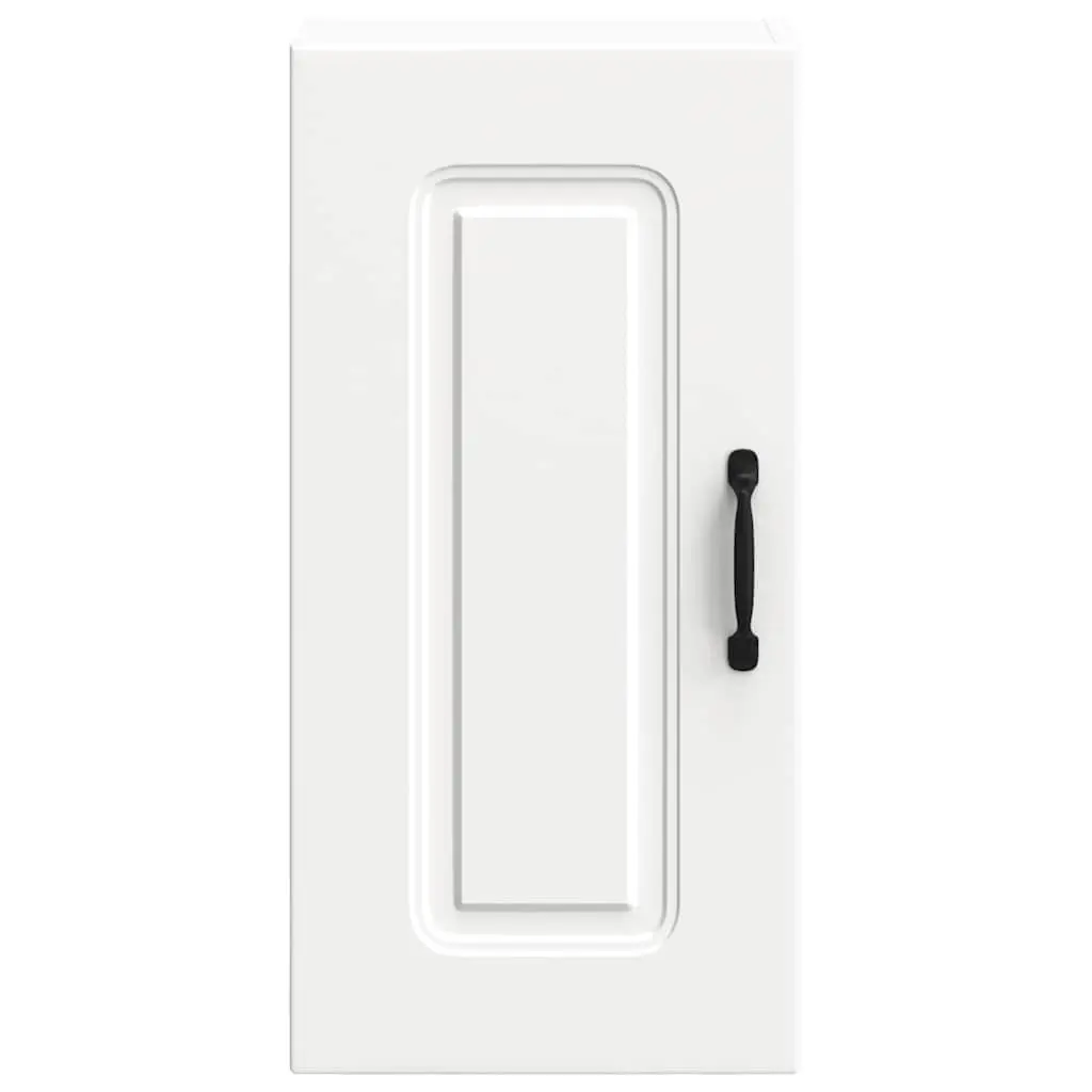 Kitchen Wall Cabinet Storage White Engineered Wood Cupboard