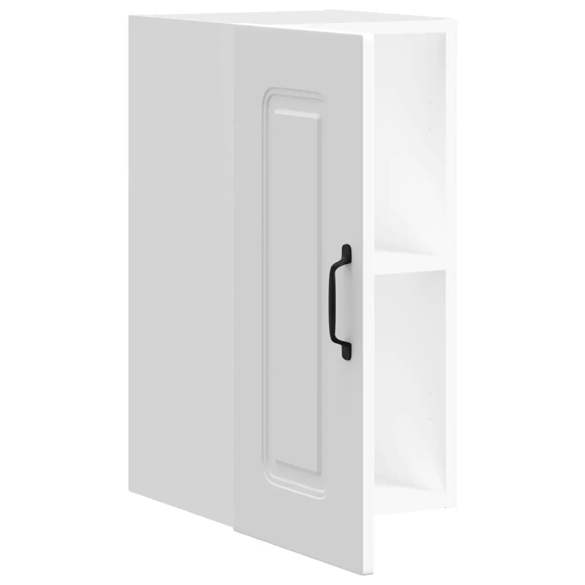 Kitchen Wall Cabinet Storage White Engineered Wood Cupboard